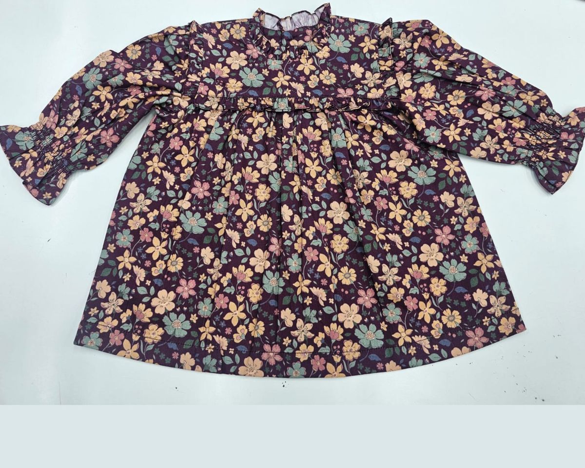 Early Sunday Lottie Garden Flower Dress w/ Bloomer-Plum