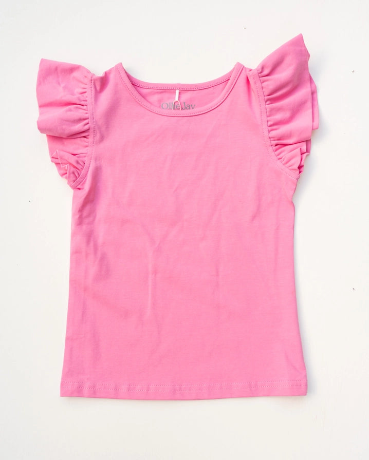 Ollie Jay Flutter Tee-Bubblegum