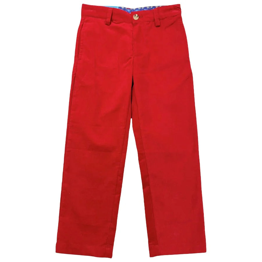 J Bailey Champ Cord Pant-Red