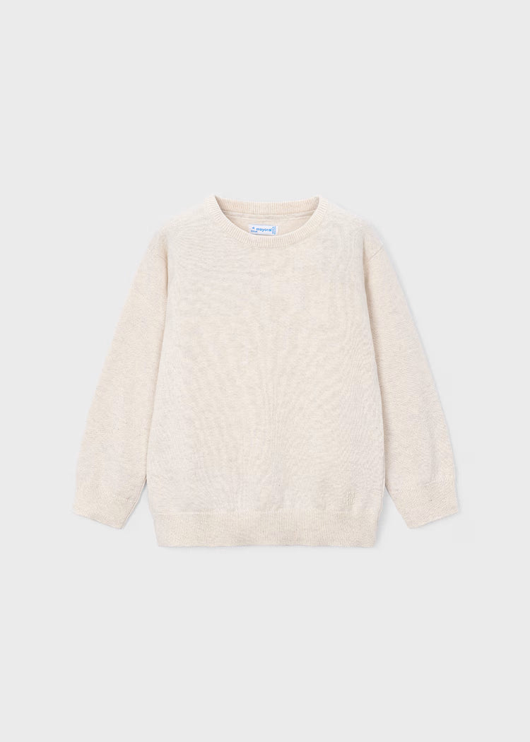 Mayoral Crewneck Sweater-Stone