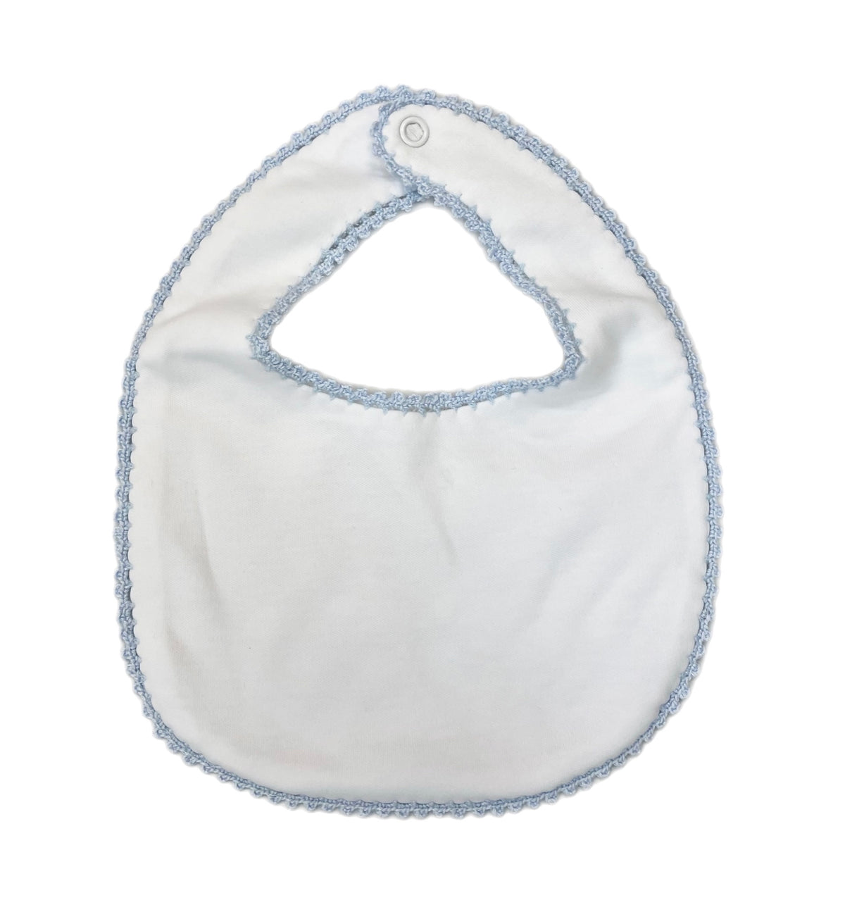 BCC Bib with Blue Crochet