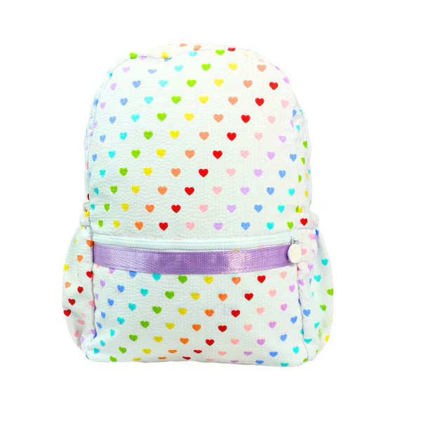Oh Mint Tiny Hearts Medium Backpack w/Pockets