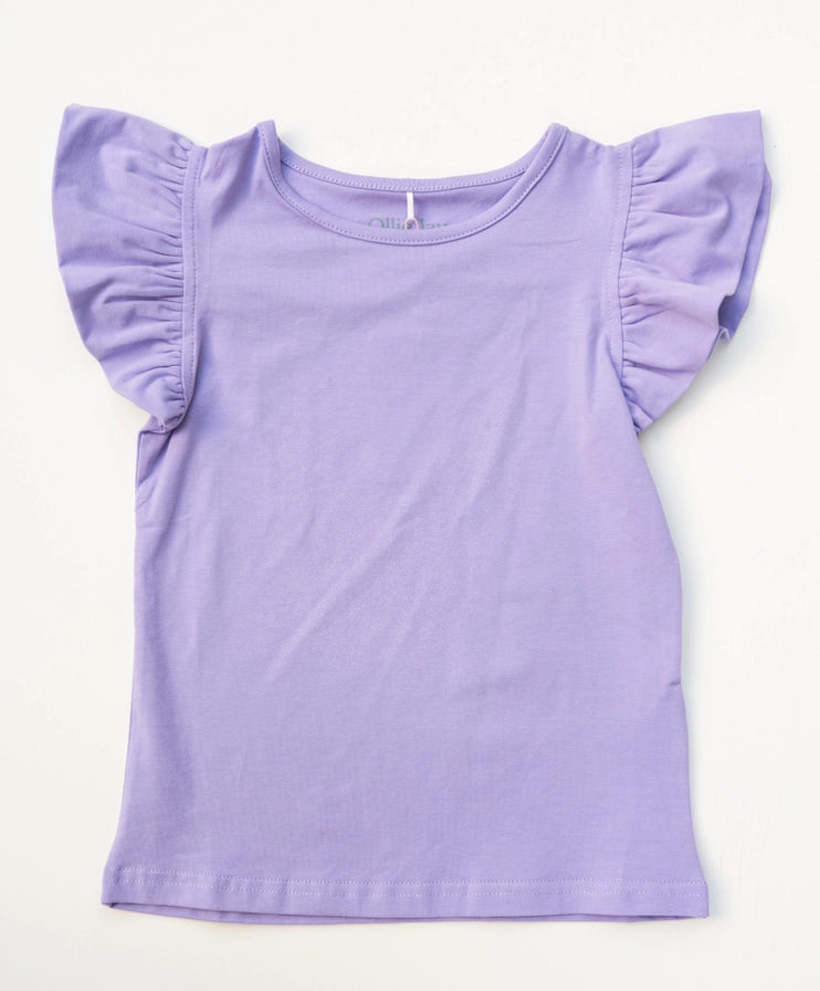 Ollie Jay Flutter Tee-Purple