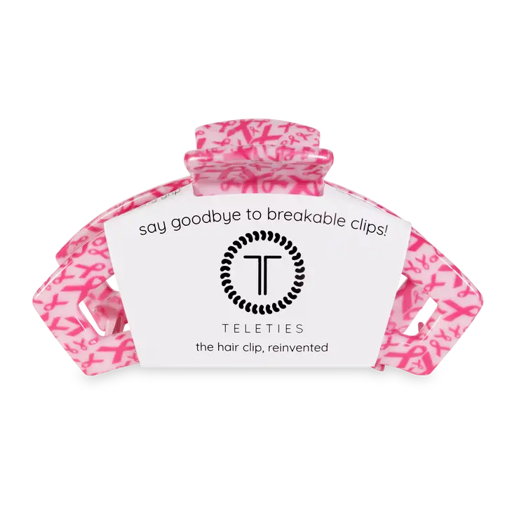 Open Hair Clip/Wrapped In Ribbons-Large