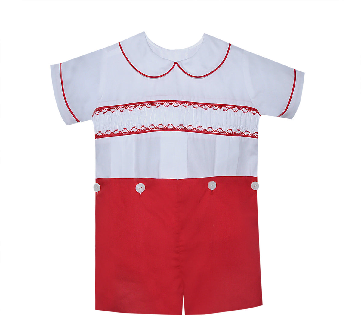RN Percy Red Smocked BOP