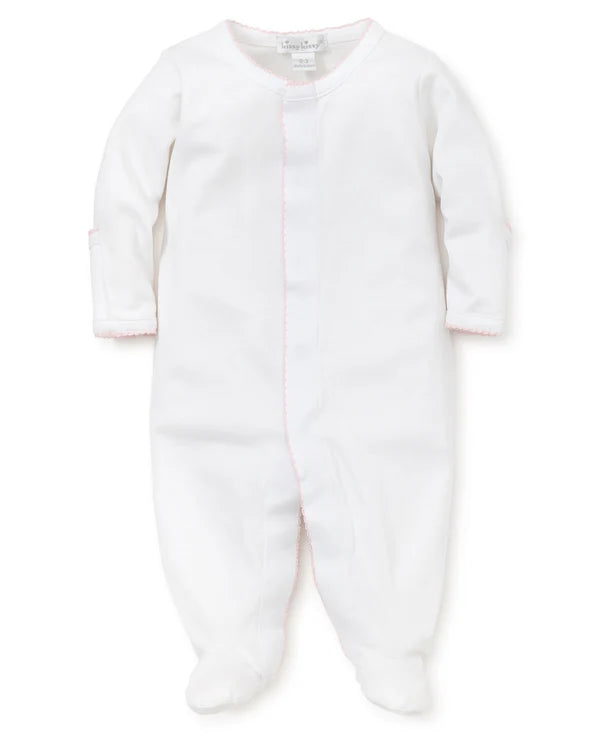 Kissy Basics Footie NEW-White/Pink