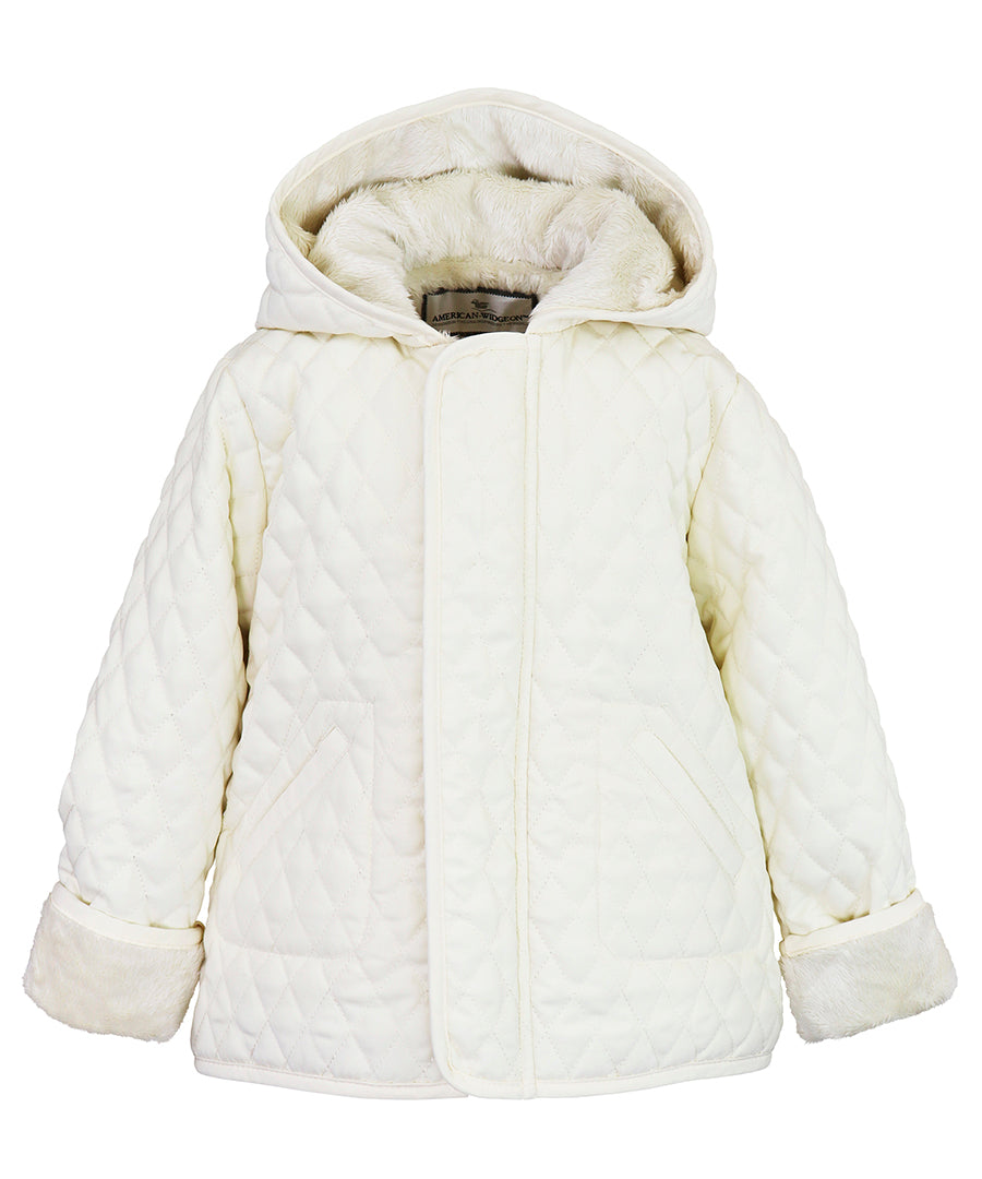 American Widgeon Quilted Barn Jacket-Vanilla