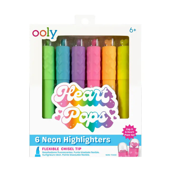 Ooly Heart Pops: Neon Highlighters