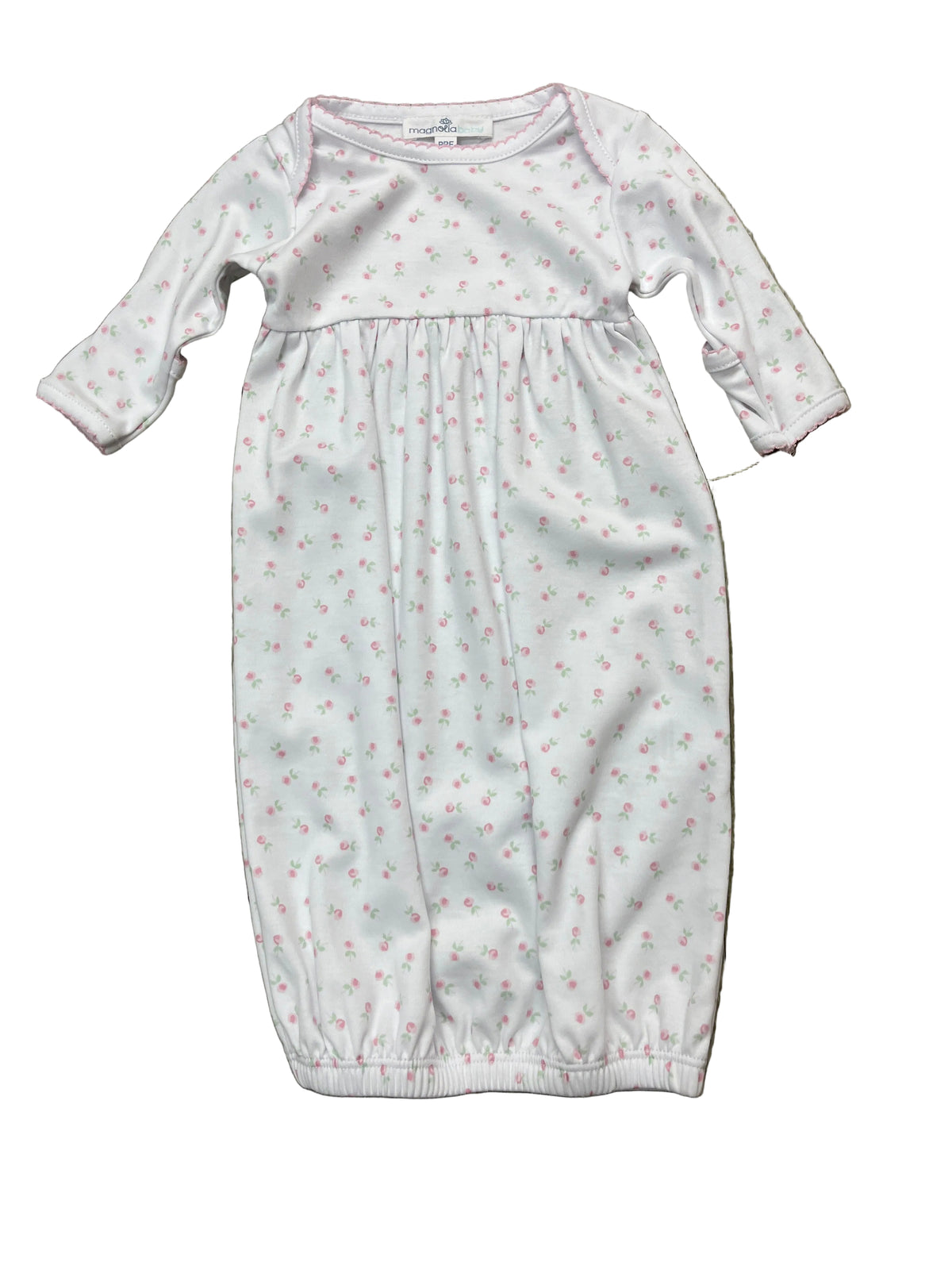 Magnolia Baby Juliette's Classic Printed Gathered Gown