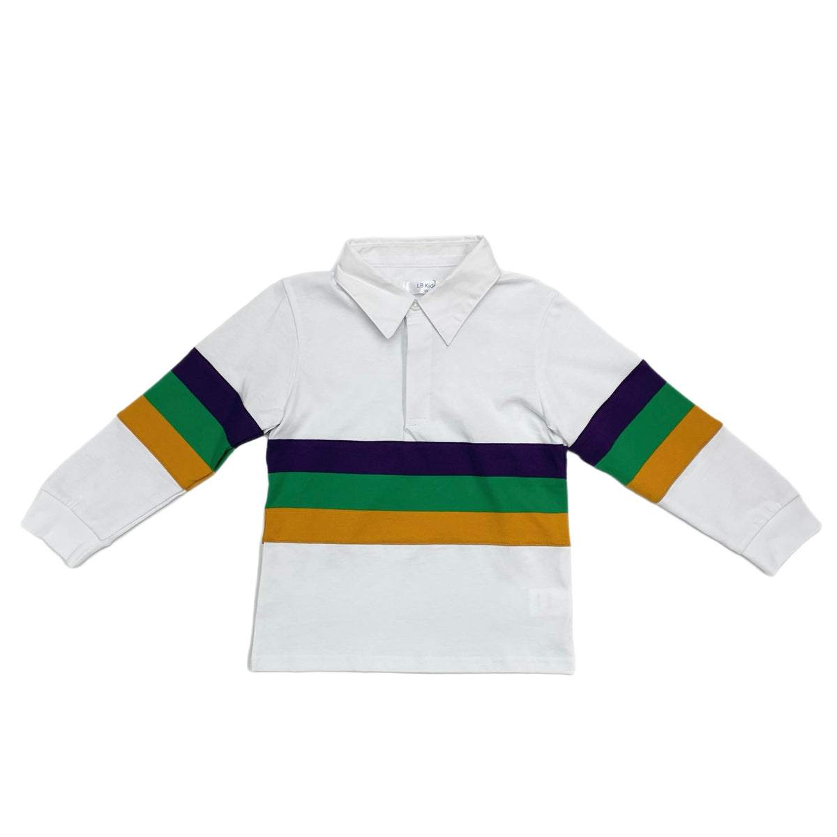 Lulu Bebe Mardi Gras Rugby L/S Shirt