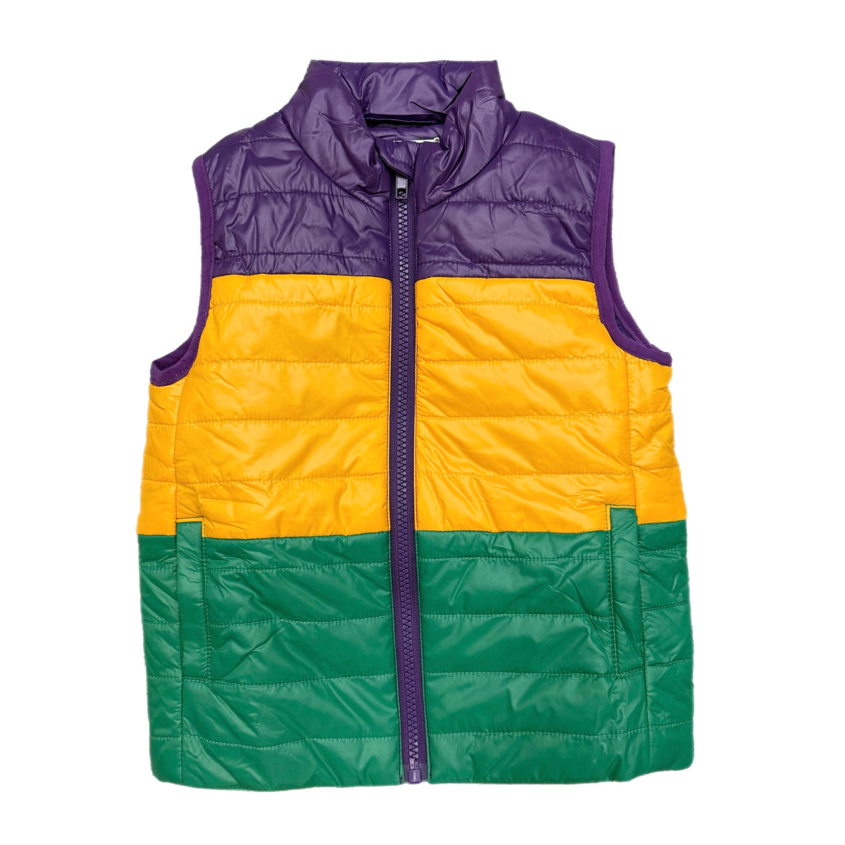 Lulu Bebe Mardi Gras Puff Vest