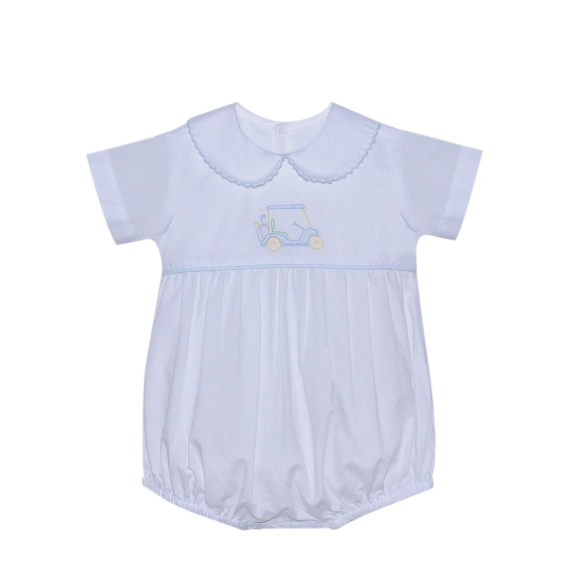 Baby Sen Golf Cart Boy Bubble-White