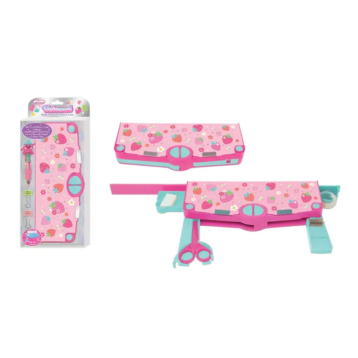 Universal Multi-Function Pencil Case-Strawberry