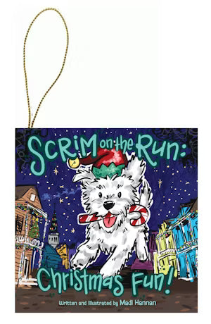 Scrim On The Run Christmas Fun Ornament Book