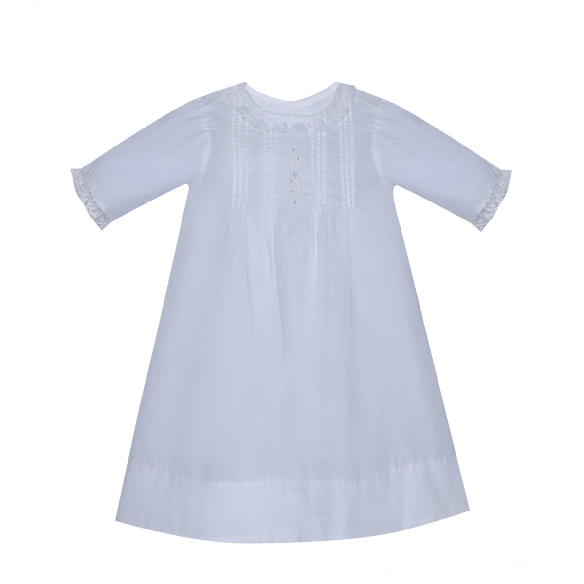 Baby Sen Barrett Boy Daygown-White