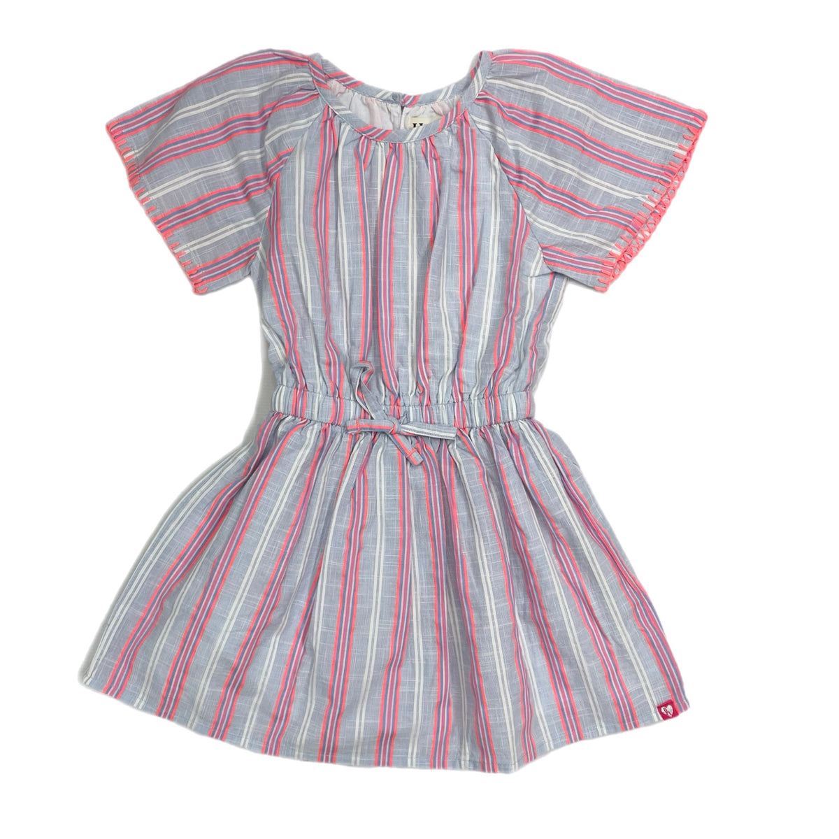 Hatley Neon Chambray Stripes Woven Dress