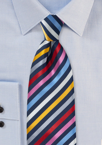 Bright Striped Tie