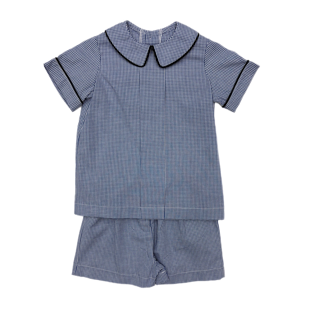 Funtasia Too Navy Mini Check Short Set