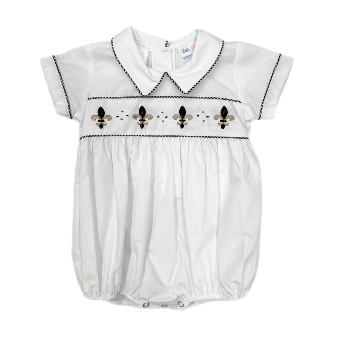 Lulu Bebe Fleur De Lis Bubble-White