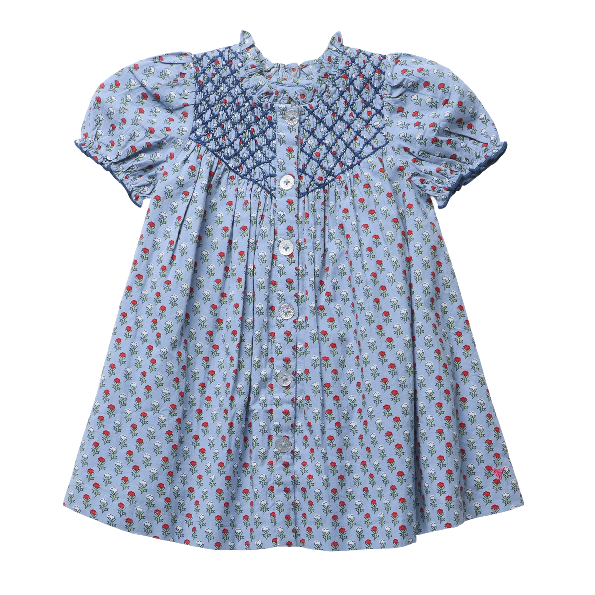Pink Chicken Lucia Dress-Lt. Blue Carnation