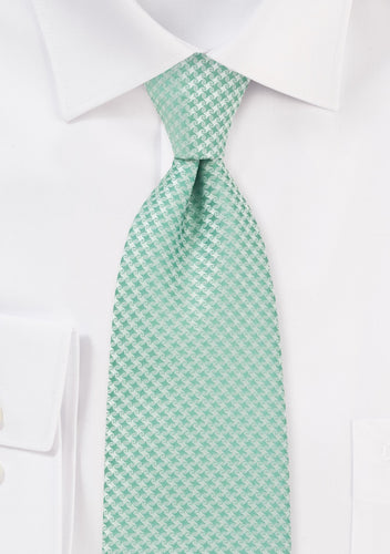 Clover Green Handwoven Tie