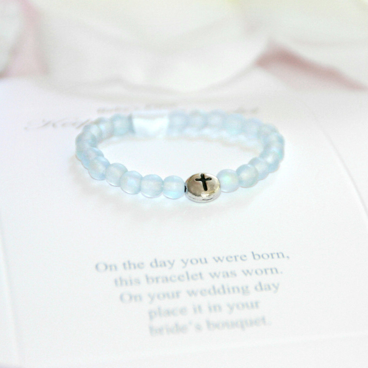 CA Infant Boy Bracelet w/ Poem-Blue
