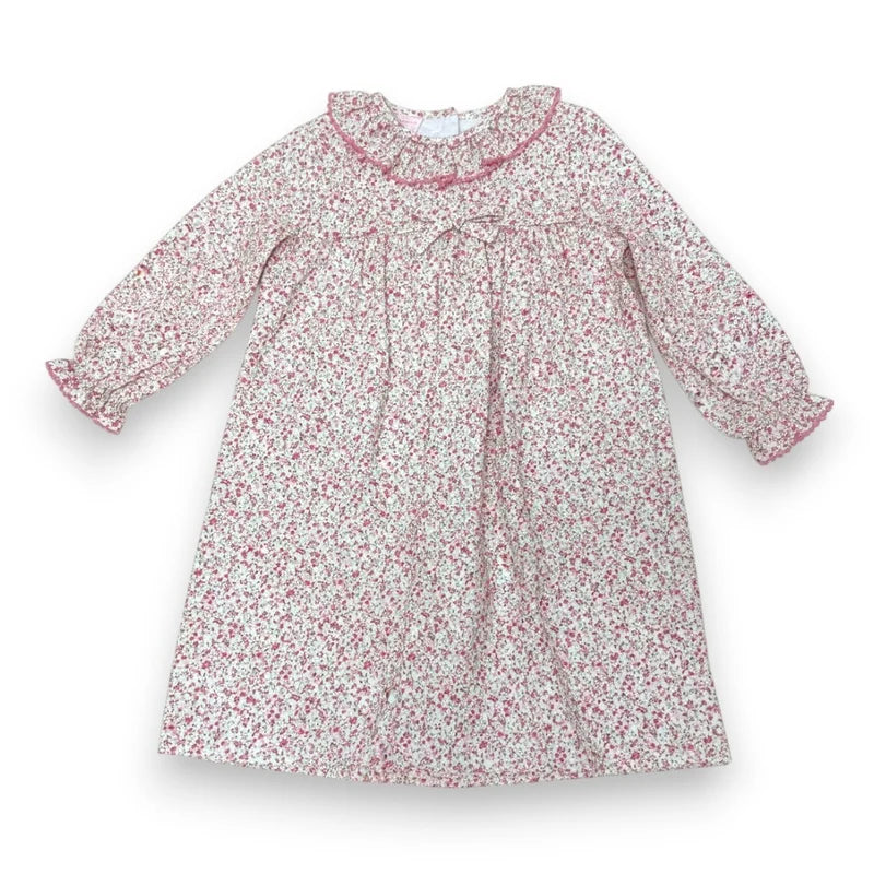 Petit Bebe Tiny Pink Floral L/S Float w/ Bow