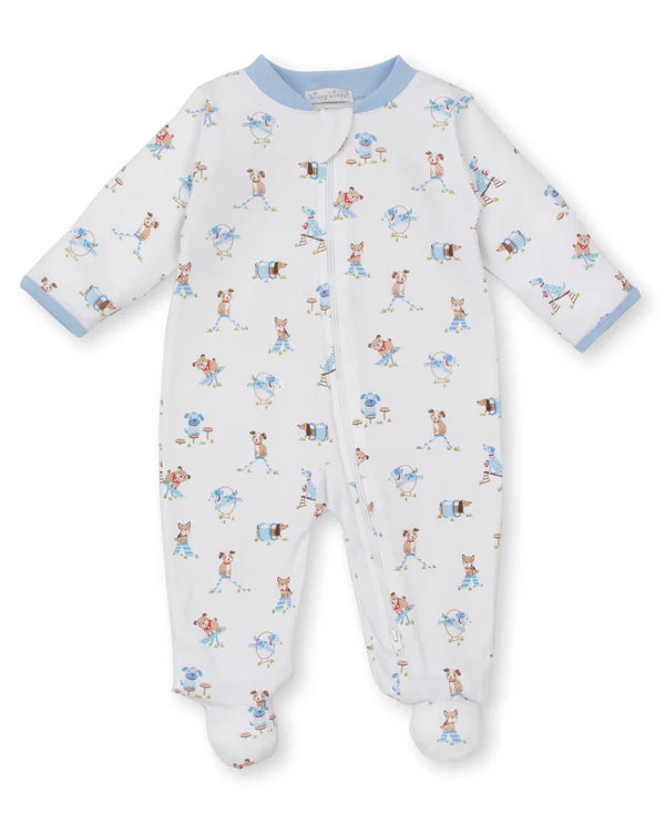 Kissy Playground Pups Zipper Footie