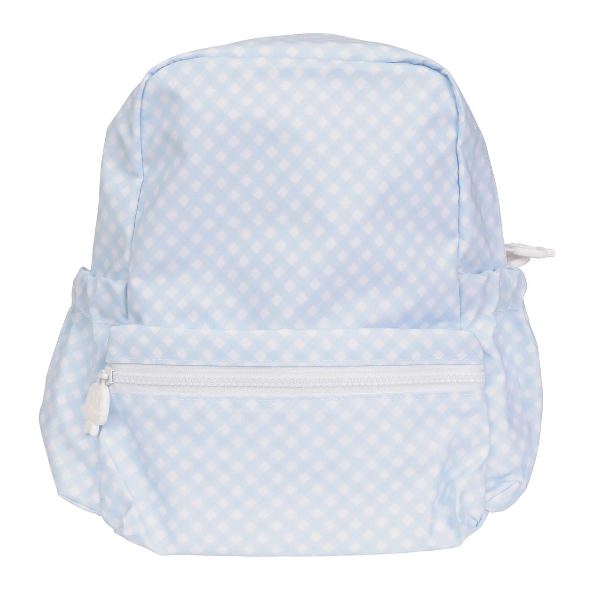 AOMI Blue Gingham Backpack