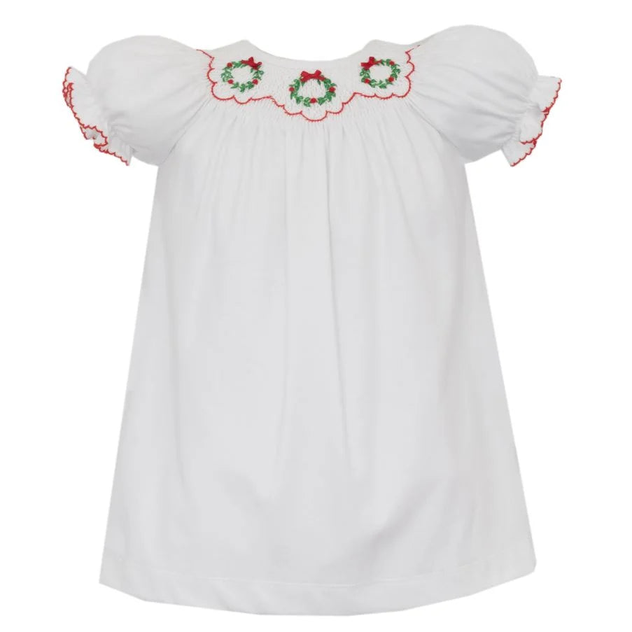 Wreath Knit S/S Bishop Dress