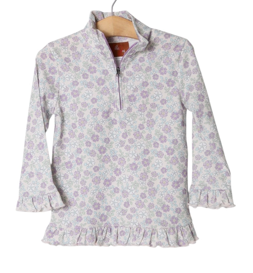 Millie Jay Ellie 1/4 Zip Pullover-Floral