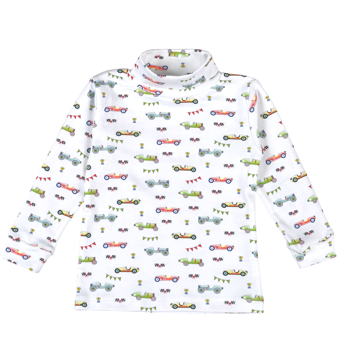 Baby Loren Racing Cars Turtleneck