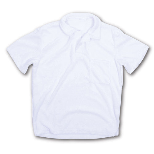 Shade Critters White Terry Cloth Polo