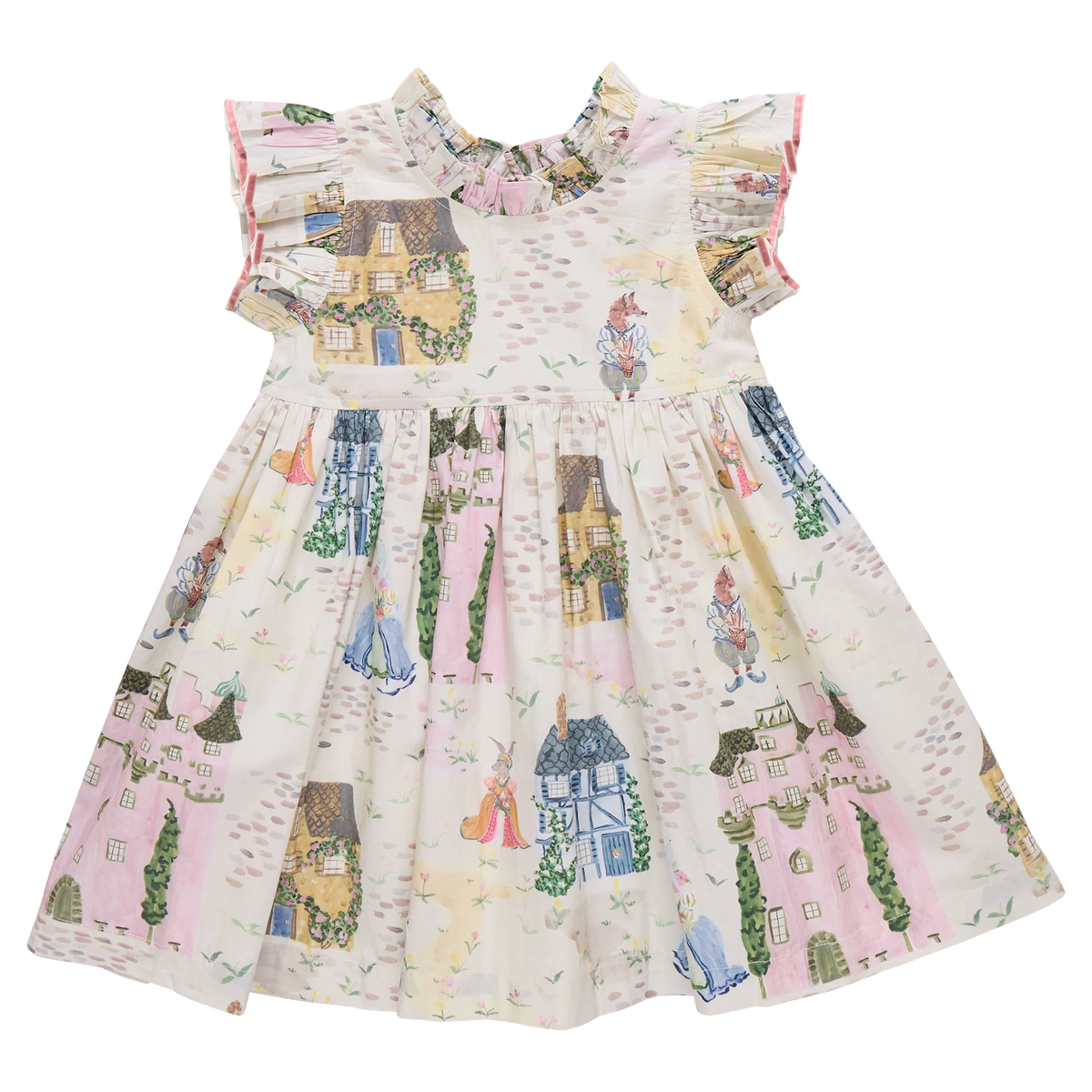 Pink Chicken Jennifer Dress-Whimsical Castle Dress