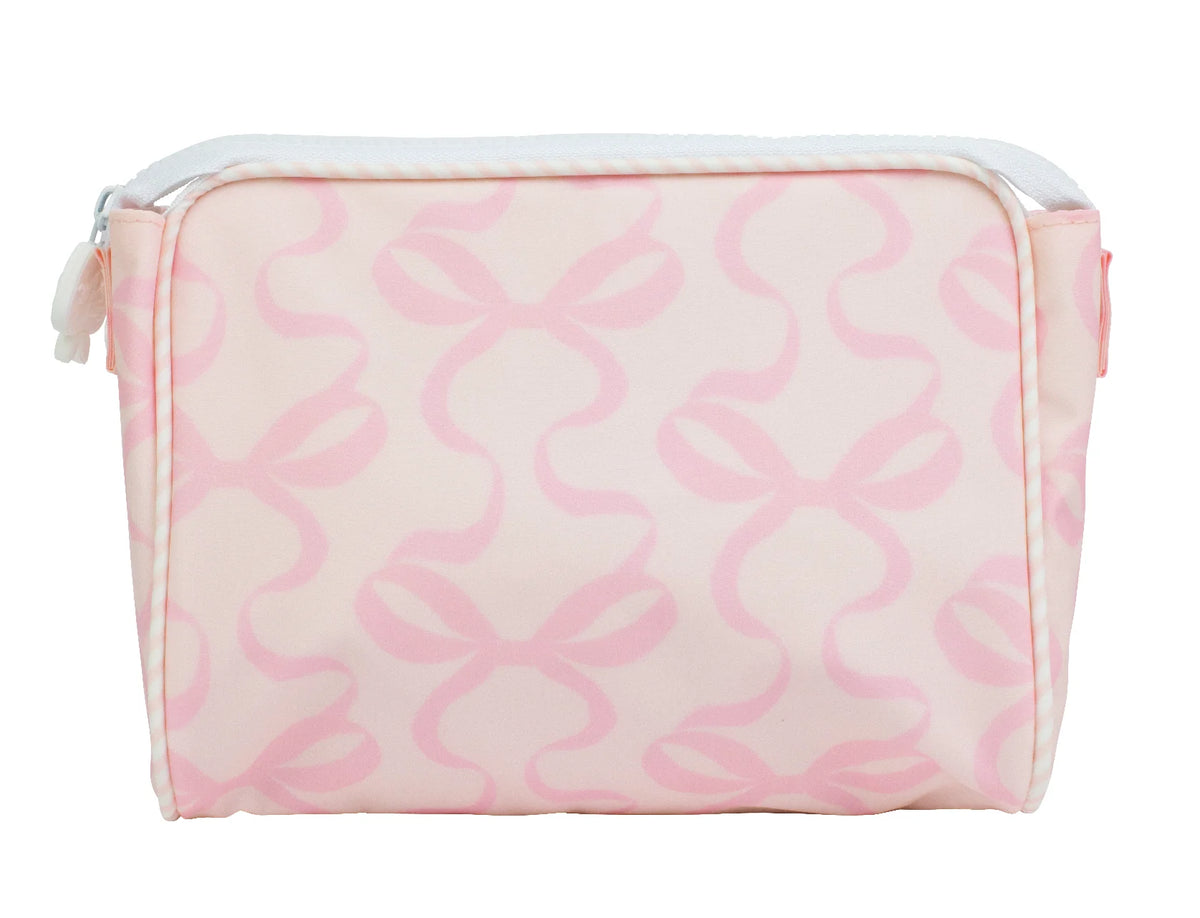 AOMI Go Bag-Bows on Pink
