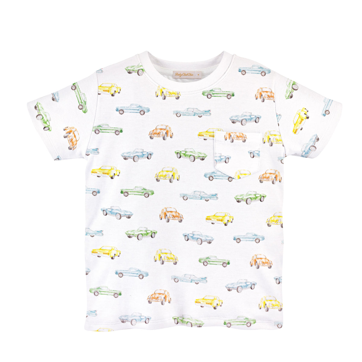 BCC Vintage Cars Tee w/ Pocket