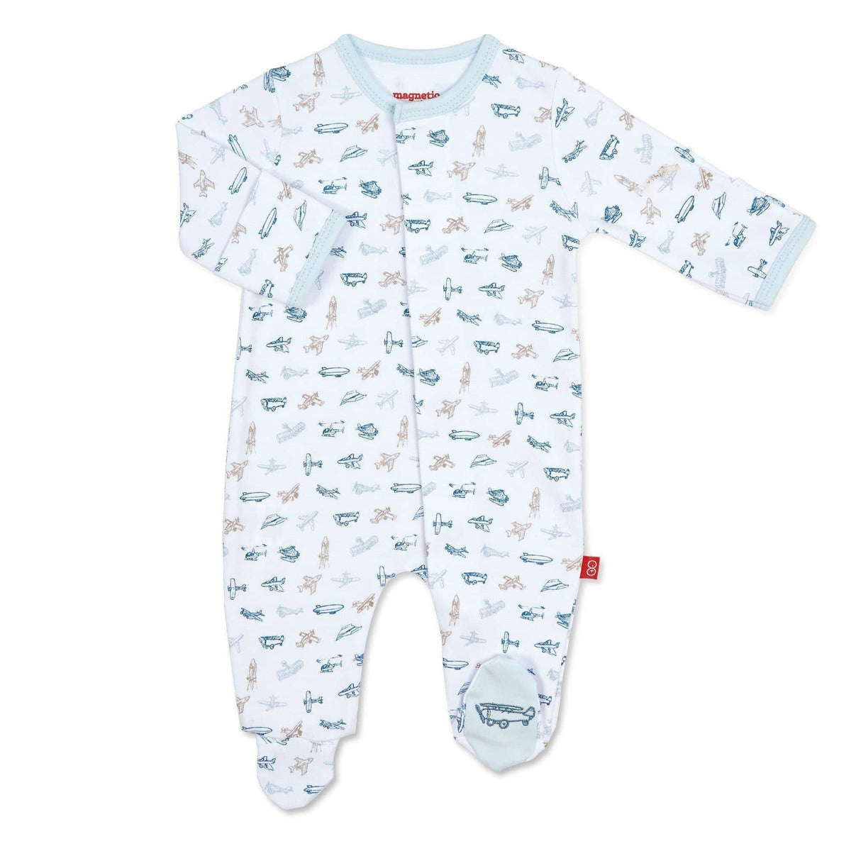 Magnetic Me Airplanes Footie