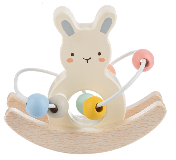 Ganz 5" Rocking Bunny Bead Maze