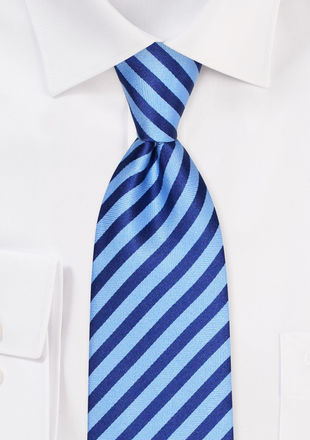 Blue Striped Necktie