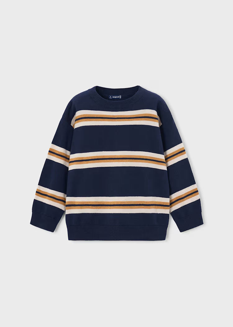 Mayoral Navy Striped Sweater