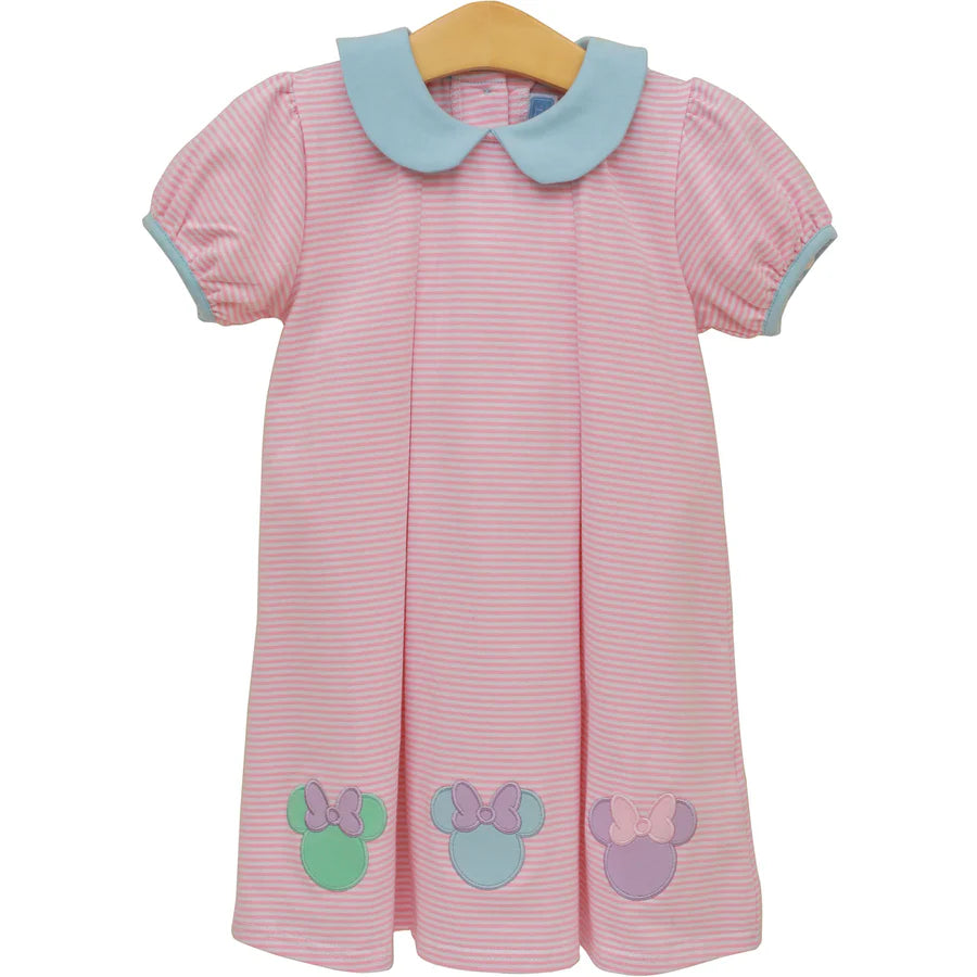 Trotter Street Cheerful Ears Dress-Pink