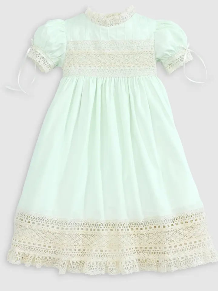 Posh Pickle Balmoral Mint Heirloom Dress