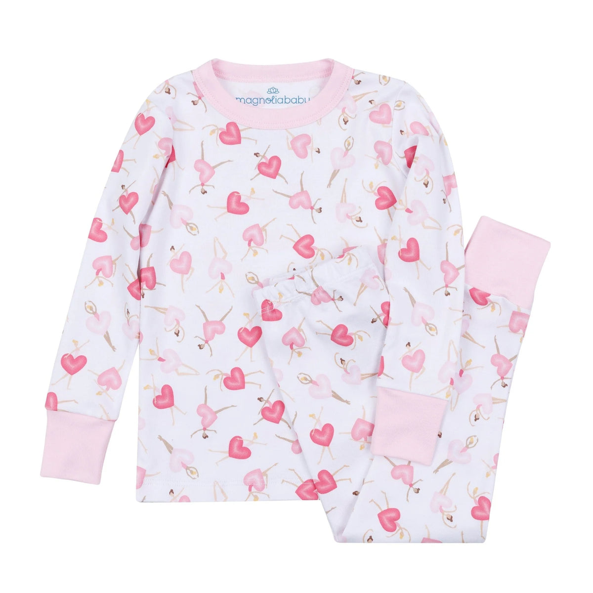 Magnolia Baby Dancing Hearts Pajama