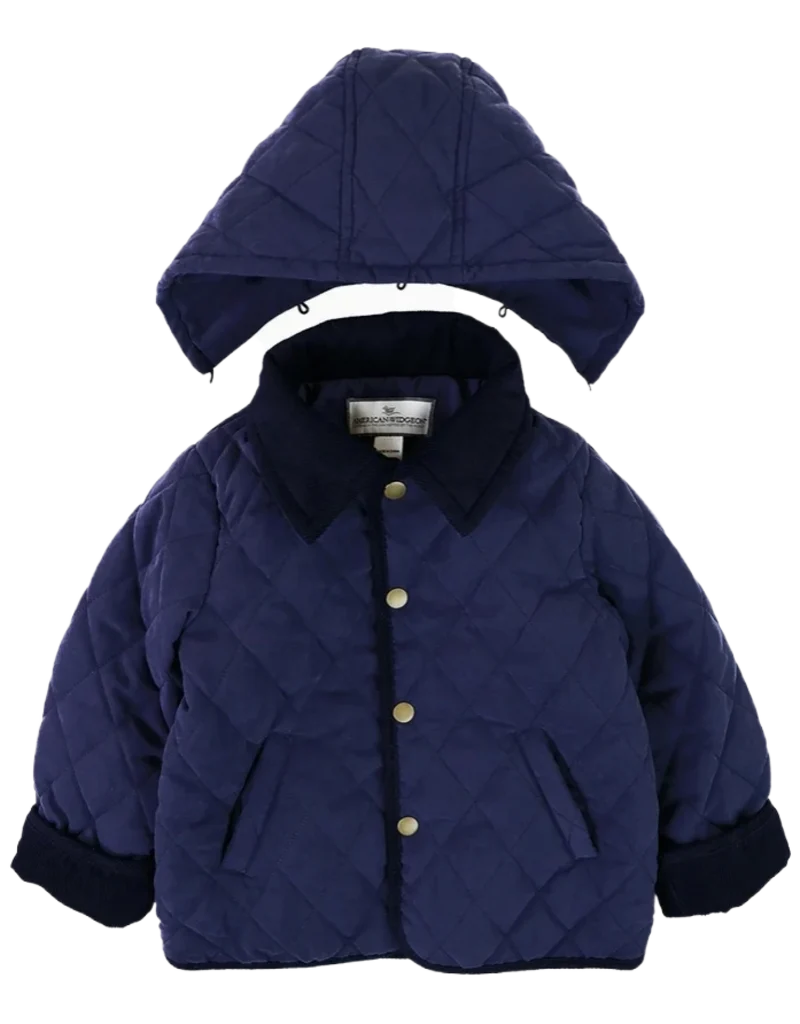Widgeon Detachable Hood Jacket-Navy
