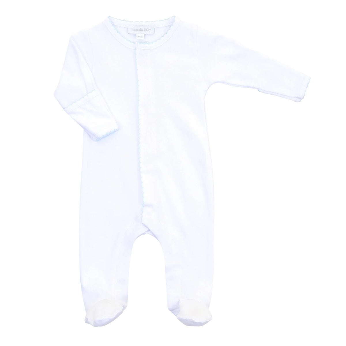 MB Essentials White/Blue Footie
