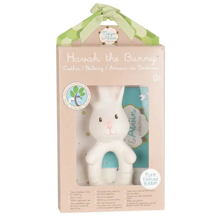 Tikiri Havah the Bunny Natural Rubber Teether