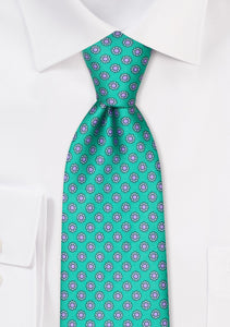 Grass Green Boy's Tie