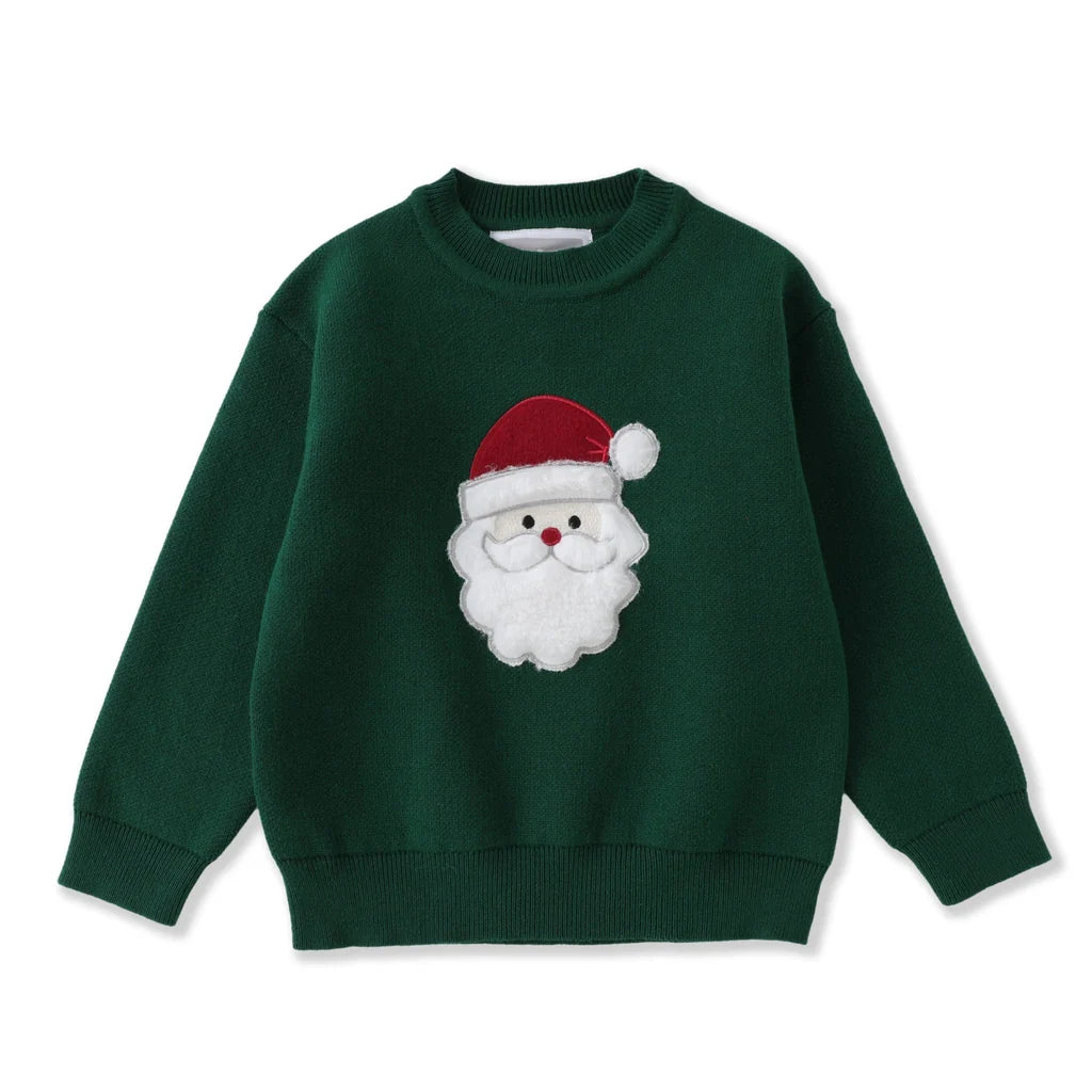 Santa Christmas Sweater-Green
