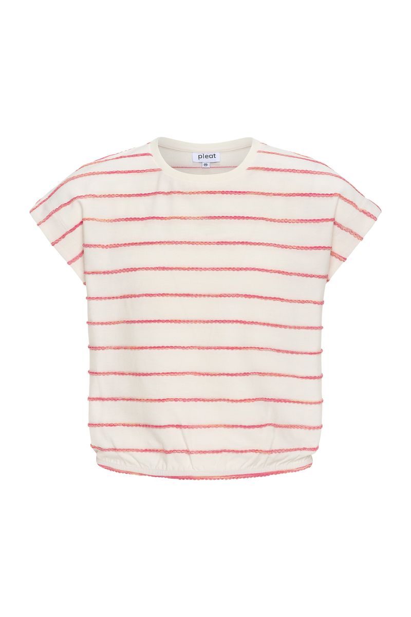Hartley Top -Coral Stripe