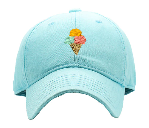 Harding Lane Ice Cream on Aqua Hat